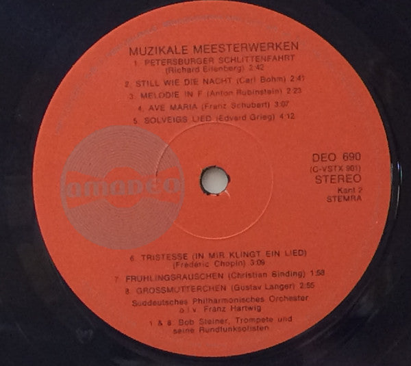 Süddeutsche Philharmonie, Franz Hartwig : Muzikale Meesterwerken (LP)
