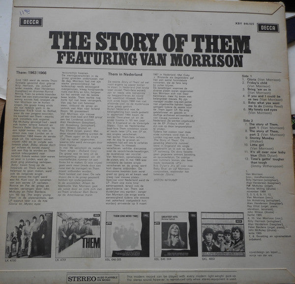 Them (3) Featuring Van Morrison : The Story Of Them (LP, Comp, Fli)