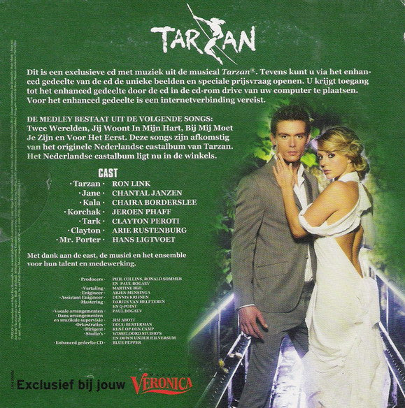 Various : Tarzan: Songs En Unieke Beelden (CD, Single, Enh, Promo)