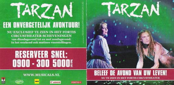 Various : Tarzan: Songs En Unieke Beelden (CD, Single, Enh, Promo)