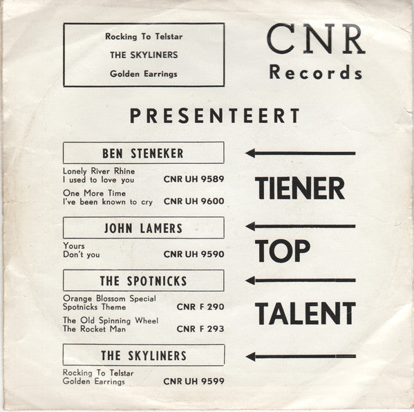 Cees And His Skyliners : Rocking To Telstar (7", Single)