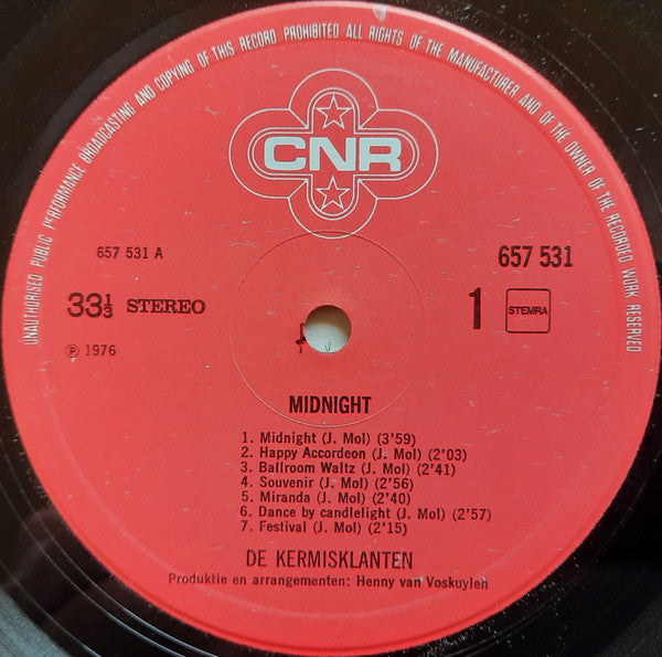 De Kermisklanten : Midnight (LP, Album)