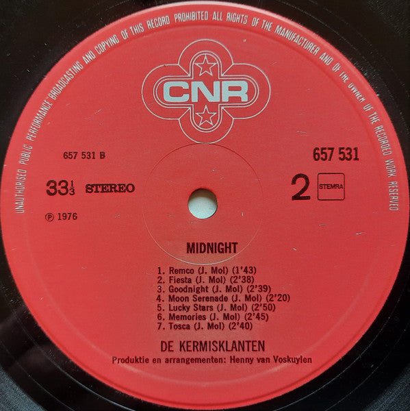 De Kermisklanten : Midnight (LP, Album)