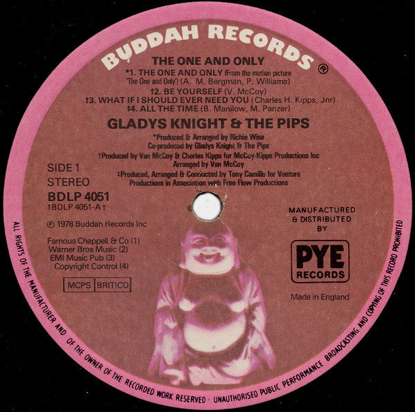 Gladys Knight & The Pips* : The One And Only... (LP, Album)