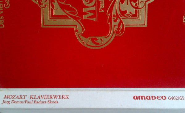 Wolfgang Amadeus Mozart - Jörg Demus, Paul Badura-Skoda : Das Vierhändige Klavierwerk - Gesamtausgabe (4xLP, Album + Box)