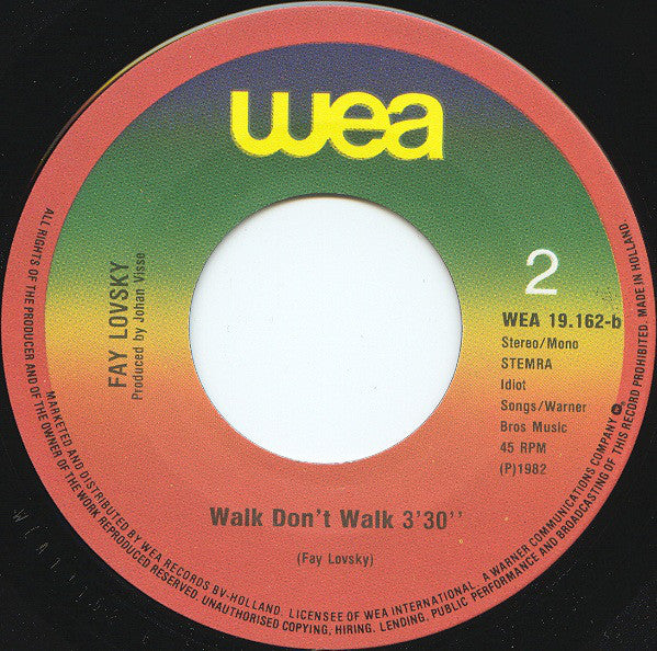 Fay Lovsky : Automatic Pilot (7", Single)