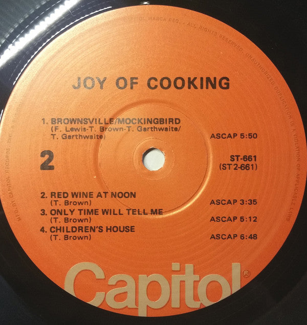 Joy Of Cooking : Joy Of Cooking (LP, Album, RE, Win)