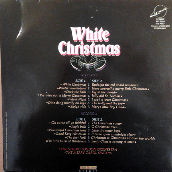 The Studio London Orchestra, The Merry Carol Singers : White Christmas (2xLP, Album)