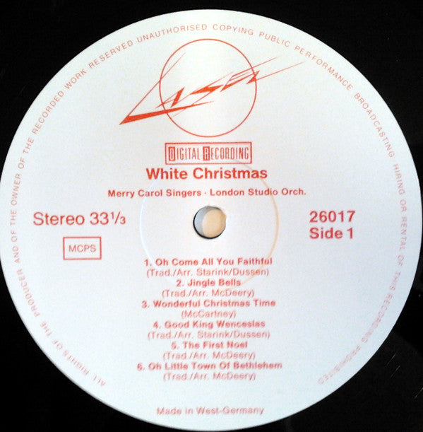 The Studio London Orchestra, The Merry Carol Singers : White Christmas (2xLP, Album)