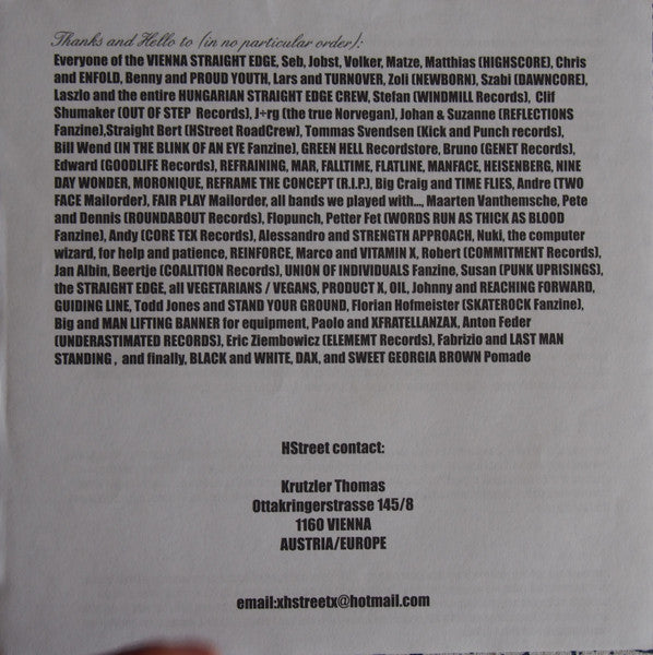 H-Street : H-Street (7", EP, Cle)