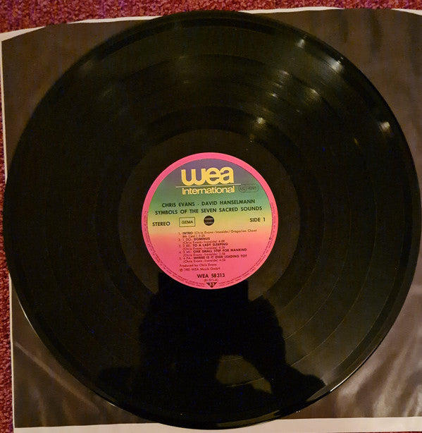 Chris Evans-Ironside - David Hanselmann : Symbols Of The Seven Sacred Sounds (LP, Album)