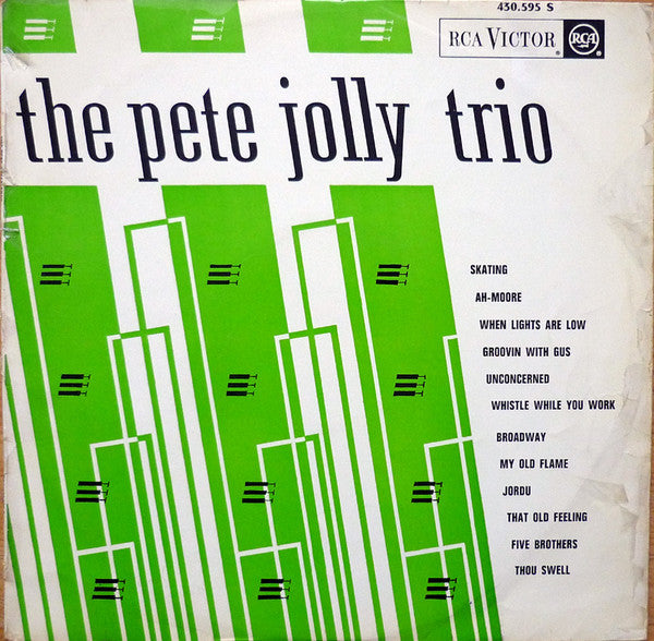 The Pete Jolly Trio : The Pete Jolly Trio (LP, Album)
