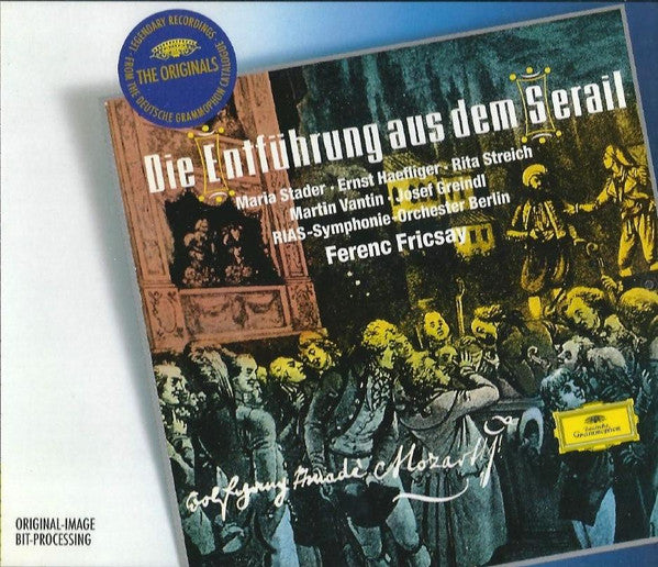 Wolfgang Amadeus Mozart - Maria Stader, Ernst Haefliger, Rita Streich, Martin Vantin, Josef Greindl, RIAS Symphonie-Orchester Berlin, Ferenc Fricsay : Die Entführung Aus Dem Serail (2xCD, Comp, Mono, RM)