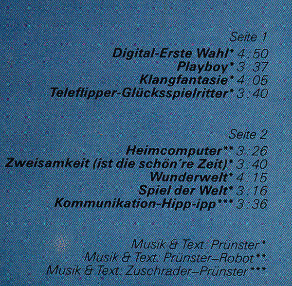 Klaus Prünster : Zweisamkeit (Ist Die Schön're Zeit) (LP, Album)