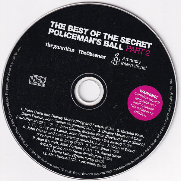 Various : The Best Of The Secret Policeman's Ball Part 2 / 1976 - 1989 (CD, Comp, Car)