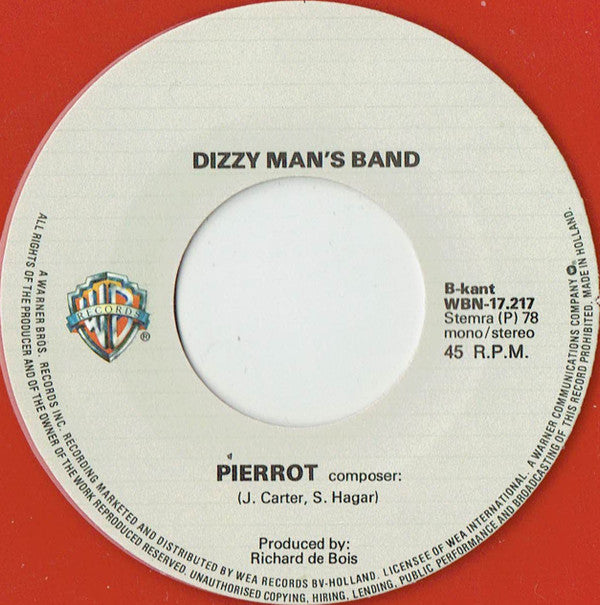 Dizzy Man's Band : Red (7", Single, M/Print, Red)