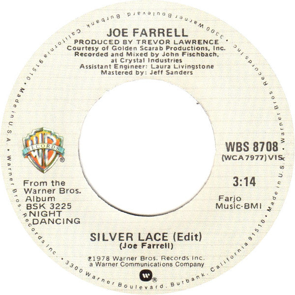 Joe Farrell : Night Dancing (7", Single)