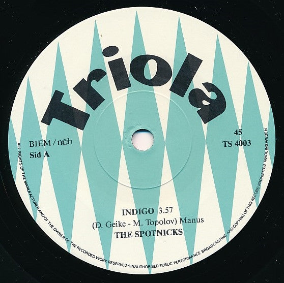 The Spotnicks : Indigo / Maybe (7", Single, Ltd, Num, S/Edition)