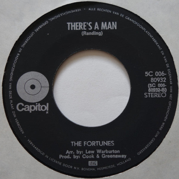 The Fortunes : Freedom Come, Freedom Go (7", Single, Pin)
