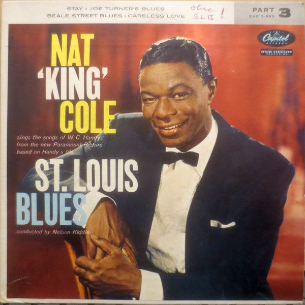 Nat King Cole : St. Louis Blues, Part 3 (7", EP, Mono)