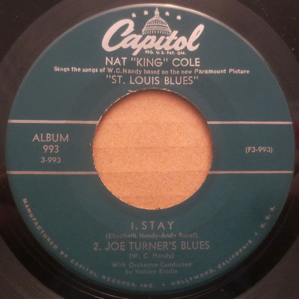 Nat King Cole : St. Louis Blues, Part 3 (7", EP, Mono)
