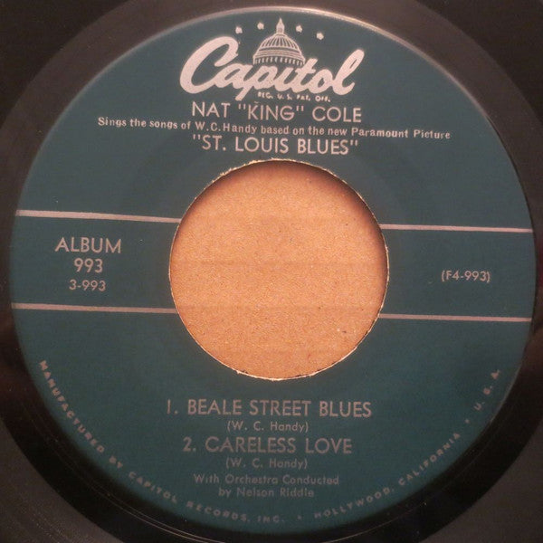 Nat King Cole : St. Louis Blues, Part 3 (7", EP, Mono)