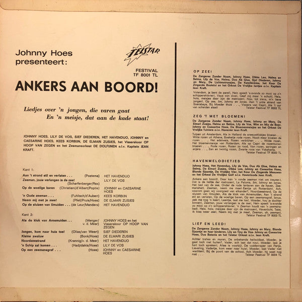 Various : Johnny Hoes Presenteert: Ankers Aan Boord! (LP, Album)
