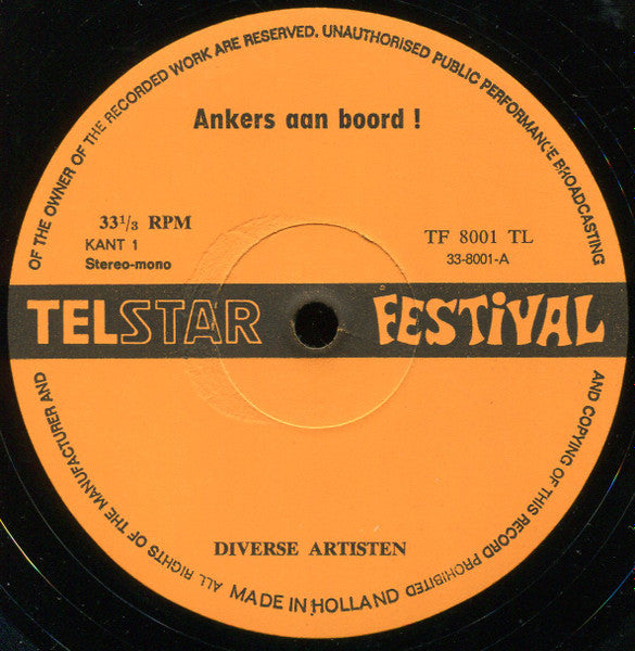 Various : Johnny Hoes Presenteert: Ankers Aan Boord! (LP, Album)