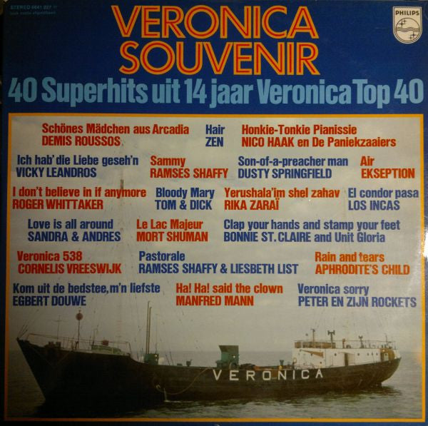 Various : Veronica Souvenir: 40 Superhits Uit 14 Jaar Veronica Top 40 (2xLP, Comp)
