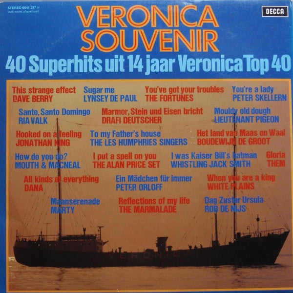 Various : Veronica Souvenir: 40 Superhits Uit 14 Jaar Veronica Top 40 (2xLP, Comp)