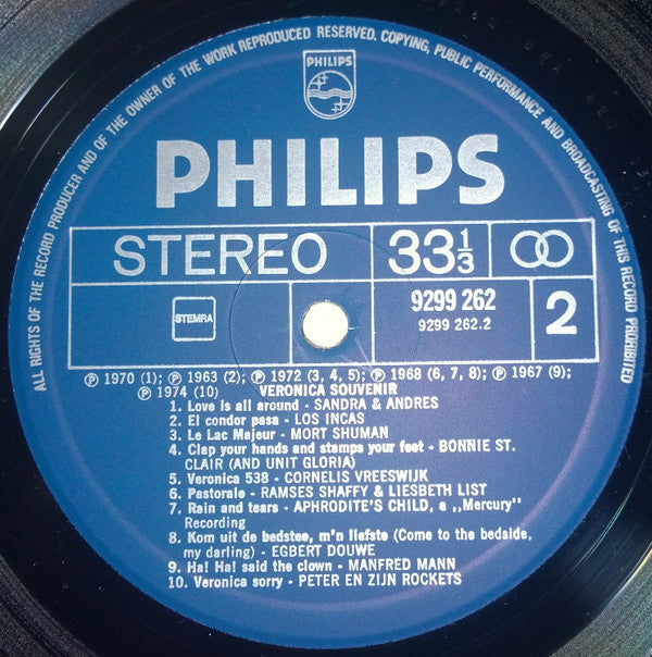 Various : Veronica Souvenir: 40 Superhits Uit 14 Jaar Veronica Top 40 (2xLP, Comp)