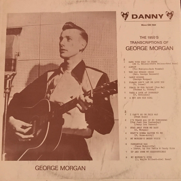 George Morgan (2) : The 1950's Transcriptions Of George Morgan (LP, Mono, Transcription)