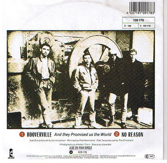 The Christians : Hooverville (And They Promised Us The World) (7", Single)