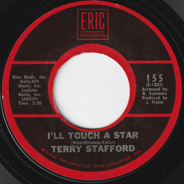 Terry Stafford : Suspicion / I'll Touch A Star (7", Single, Mono, RE, Styrene)