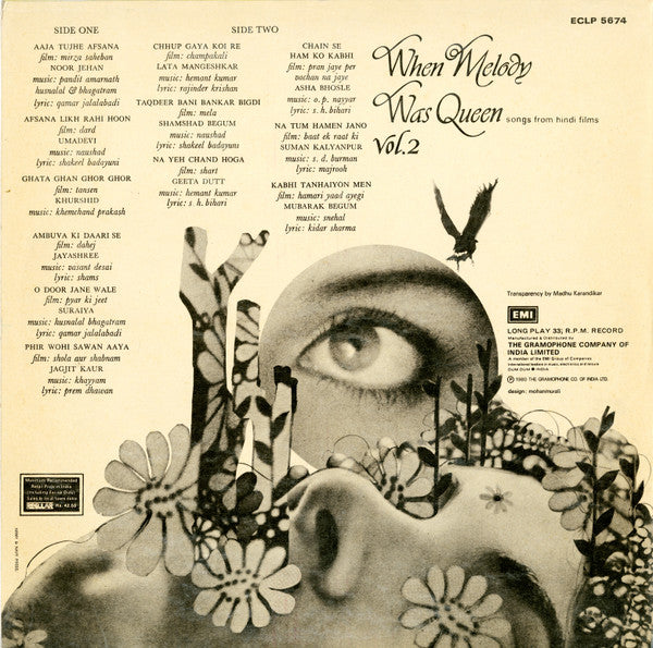Various : When Melody Was Queen, Vol.2 (LP, Comp)