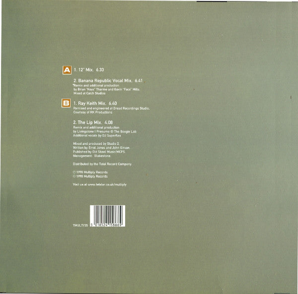 Studio 2 (2) : Travelling Man (12")