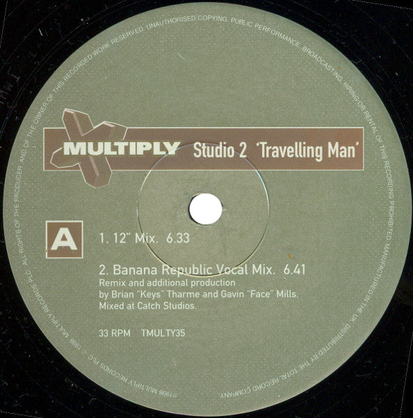 Studio 2 (2) : Travelling Man (12")