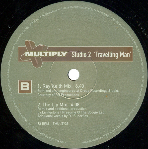 Studio 2 (2) : Travelling Man (12")
