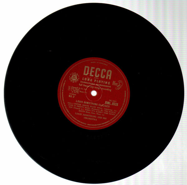 Louis Armstrong And His Orchestra : Louis Armstrong Classics (10", Comp, Mono)