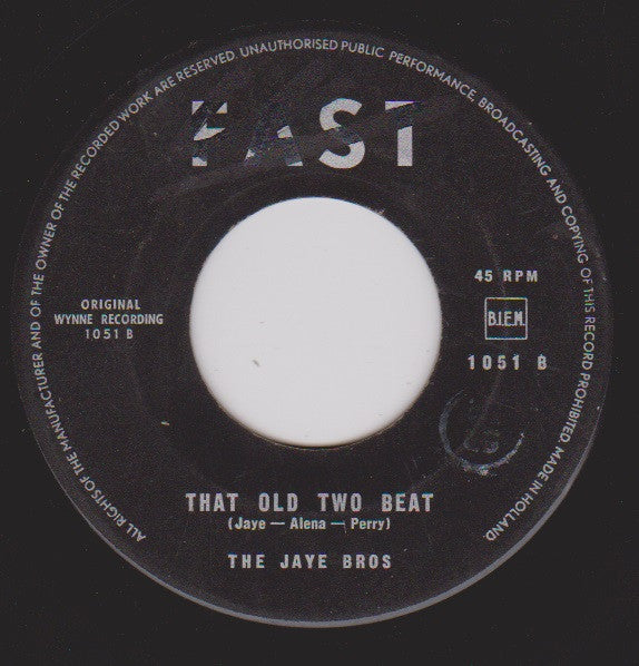 The Jaye Bros : Rag Mop/ That Old Two Beat (7", Single, Mono)