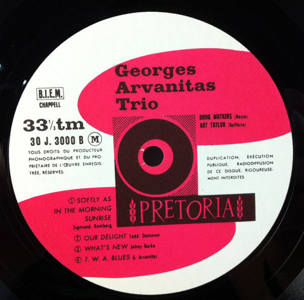 Georges Arvanitas Trio : 3 Am (LP, Album, RE)