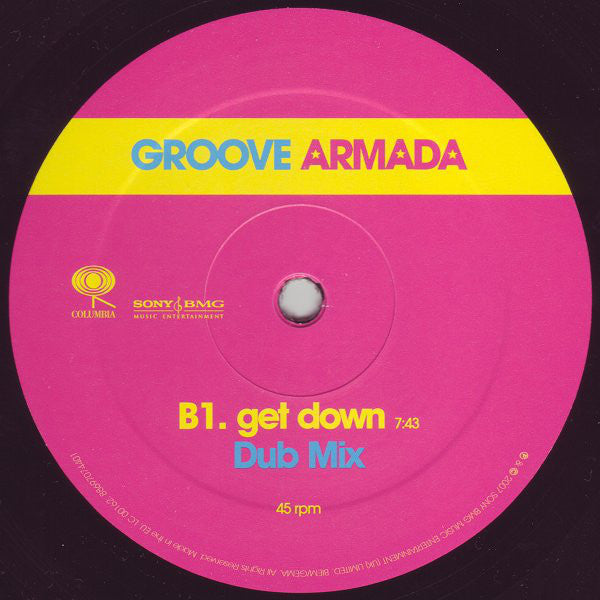 Groove Armada Featuring Stush & Red Rat : Get Down (12", Single)