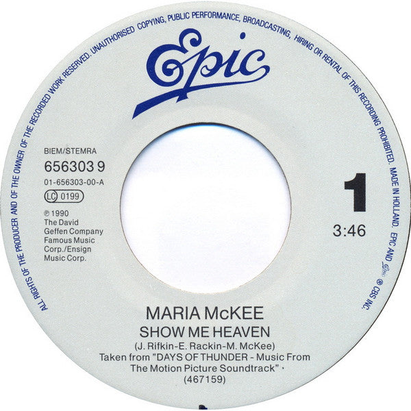 Maria McKee : Show Me Heaven (7", Single)