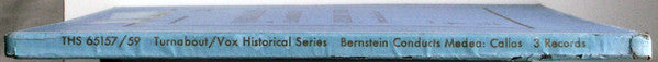 Maria Callas, Leonard Bernstein, Luigi Cherubini, Orchestra Del Teatro Alla Scala, Coro Del Teatro Alla Scala : Medea (3xLP, Album, Mono + Box)