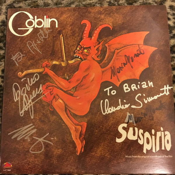 Goblin : Suspiria (Music From The Original Soundtrack Of The Film) (LP, Album)