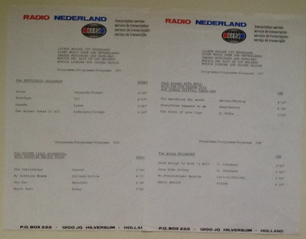 Various : Light Music From The Netherlands 597-600 (LP, Transcription)