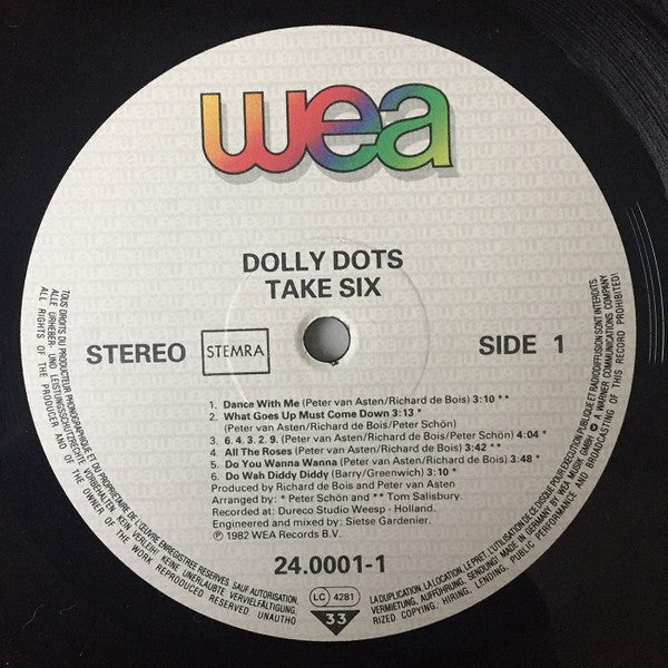 Dolly Dots : Take Six (LP, Album, RE)