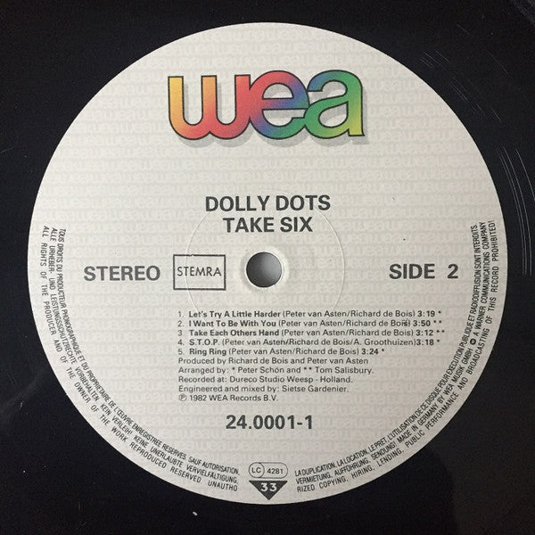 Dolly Dots : Take Six (LP, Album, RE)