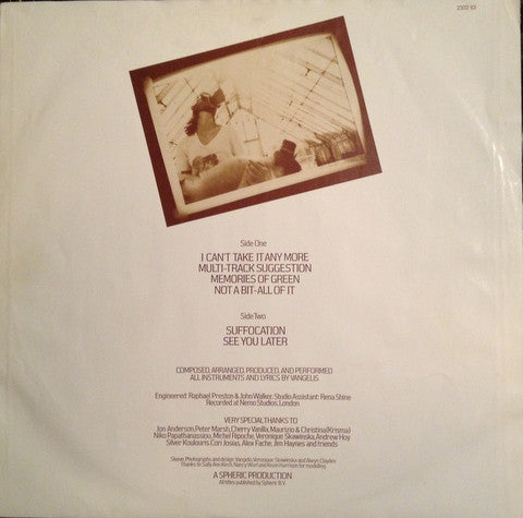 Vangelis : See You Later (LP, Album)