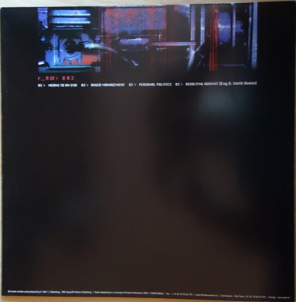 Rude Awakening : Anger Management (12")